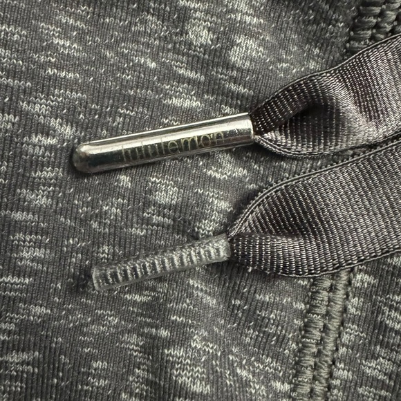 Lululemon High Rise Soft Knit Stretch Grey Leggings Pockets 2 - Picture 8 of 12